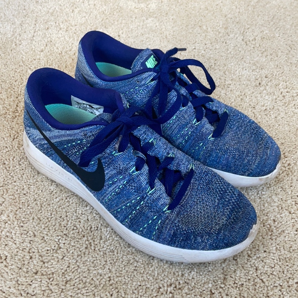 Blue Nike Running Shoes